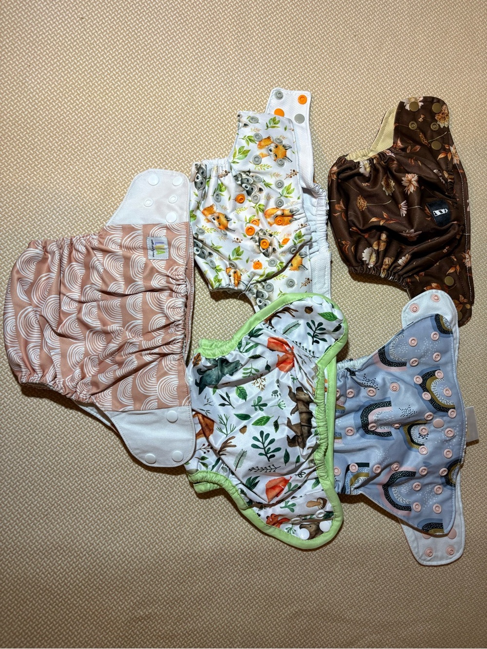 Lua Baby & other Diaper Covers (5) — Multicolor Assortment